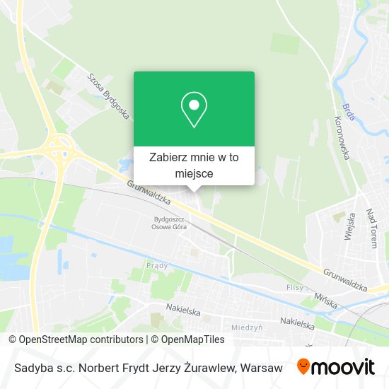 Mapa Sadyba s.c. Norbert Frydt Jerzy Żurawlew