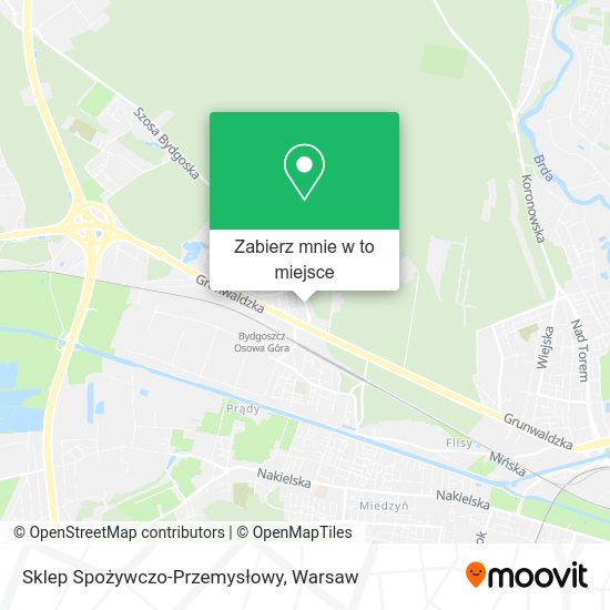 Mapa Sklep Spożywczo-Przemysłowy