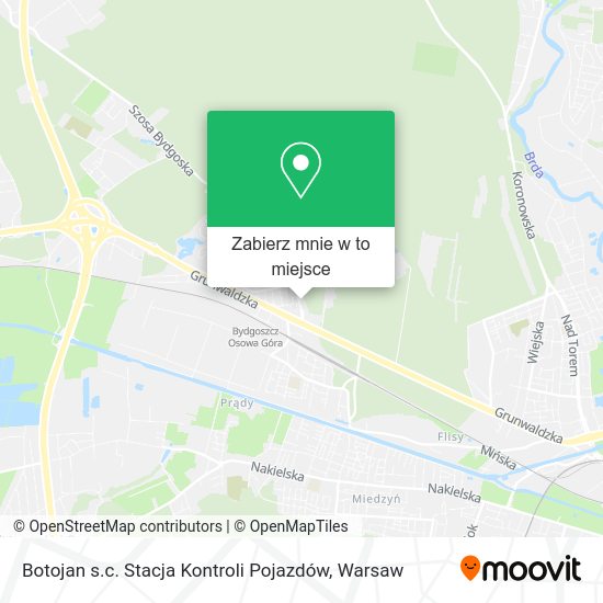 Mapa Botojan s.c. Stacja Kontroli Pojazdów