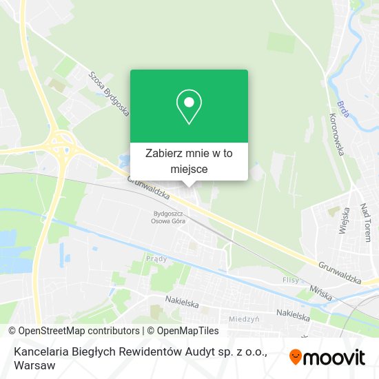 Mapa Kancelaria Biegłych Rewidentów Audyt sp. z o.o.