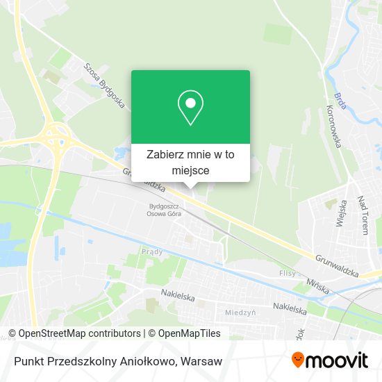 Mapa Punkt Przedszkolny Aniołkowo