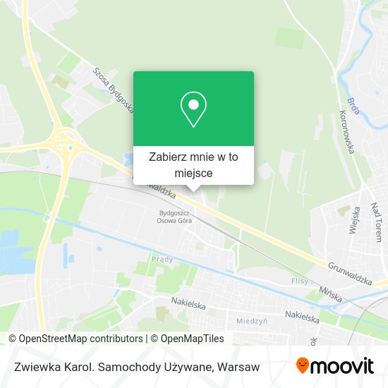 Mapa Zwiewka Karol. Samochody Używane