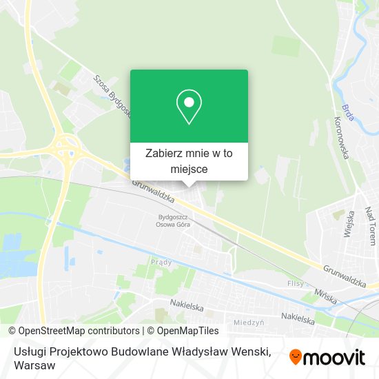 Mapa Usługi Projektowo Budowlane Władysław Wenski