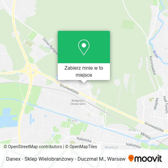 Mapa Danex - Sklep Wielobranżowy - Duczmal M.