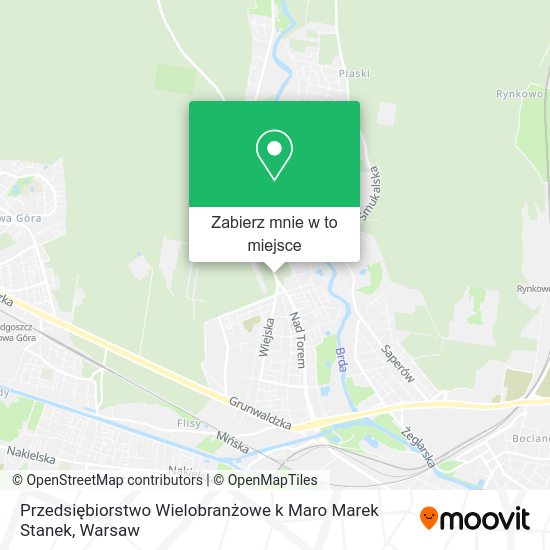 Mapa Przedsiębiorstwo Wielobranżowe k Maro Marek Stanek