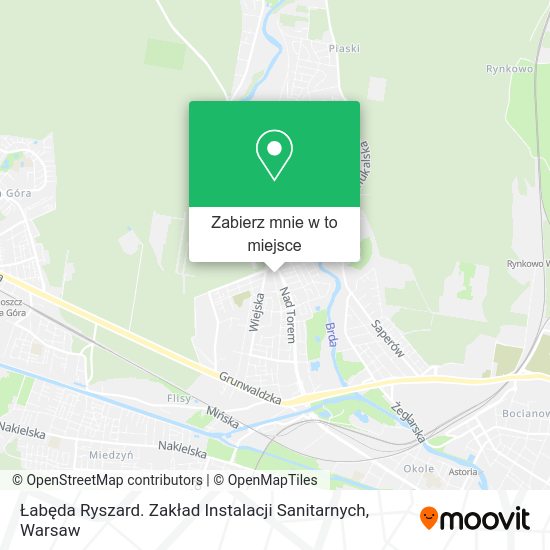 Mapa Łabęda Ryszard. Zakład Instalacji Sanitarnych