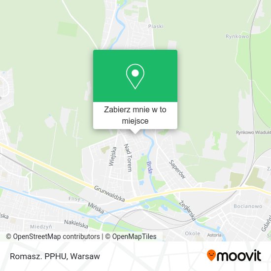 Mapa Romasz. PPHU