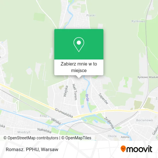 Mapa Romasz. PPHU