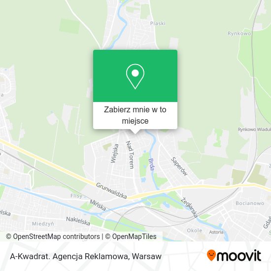 Mapa A-Kwadrat. Agencja Reklamowa