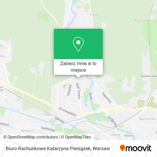 Mapa Biuro Rachunkowe Katarzyna Pieniążek