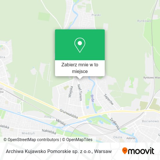 Mapa Archiwa Kujawsko Pomorskie sp. z o.o.