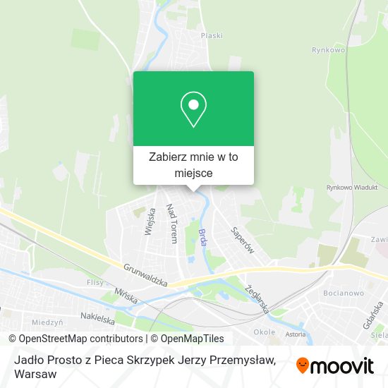 Mapa Jadło Prosto z Pieca Skrzypek Jerzy Przemysław