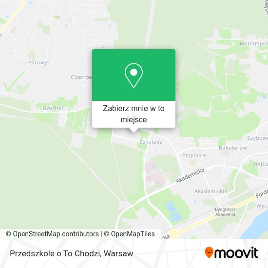 Mapa Przedszkole o To Chodzi