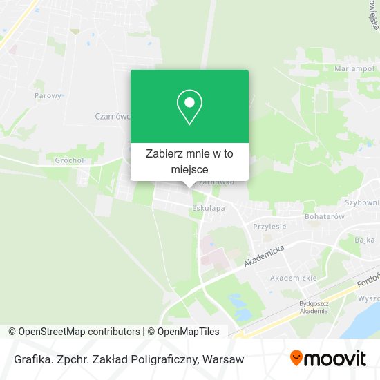 Mapa Grafika. Zpchr. Zakład Poligraficzny