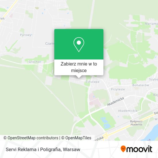 Mapa Servi Reklama i Poligrafia