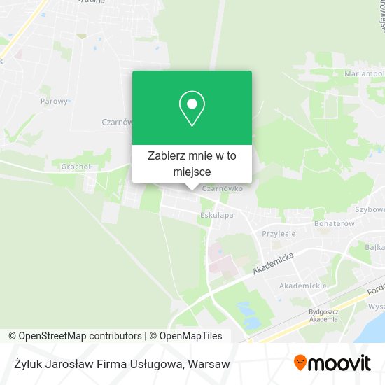 Mapa Żyluk Jarosław Firma Usługowa