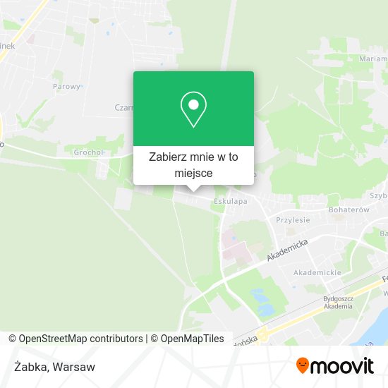 Mapa Żabka