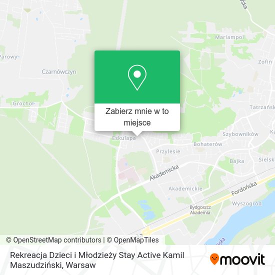 Mapa Rekreacja Dzieci i Młodzieży Stay Active Kamil Maszudziński