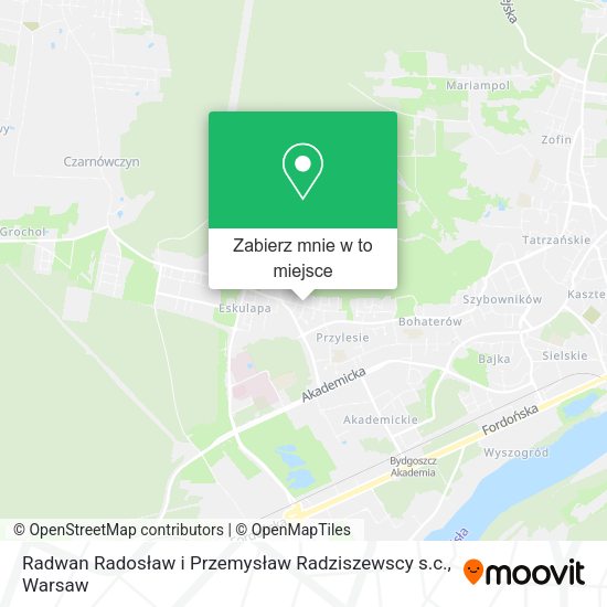 Mapa Radwan Radosław i Przemysław Radziszewscy s.c.