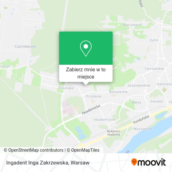 Mapa Ingadent Inga Zakrzewska