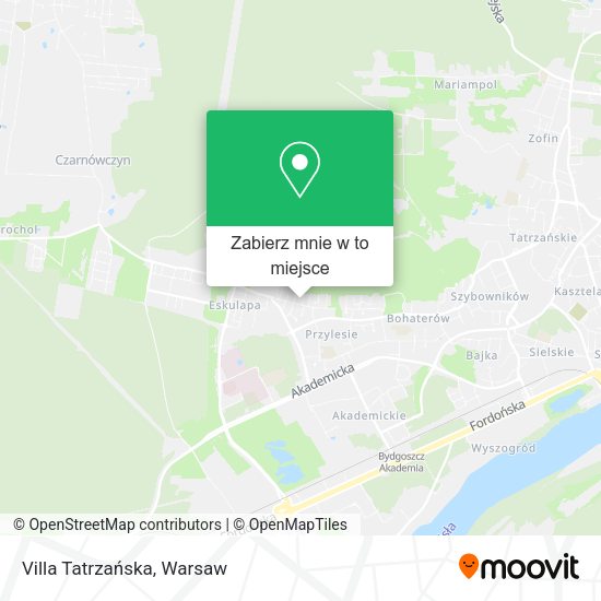 Mapa Villa Tatrzańska