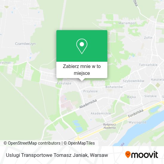 Mapa Uslugi Transportowe Tomasz Janiak