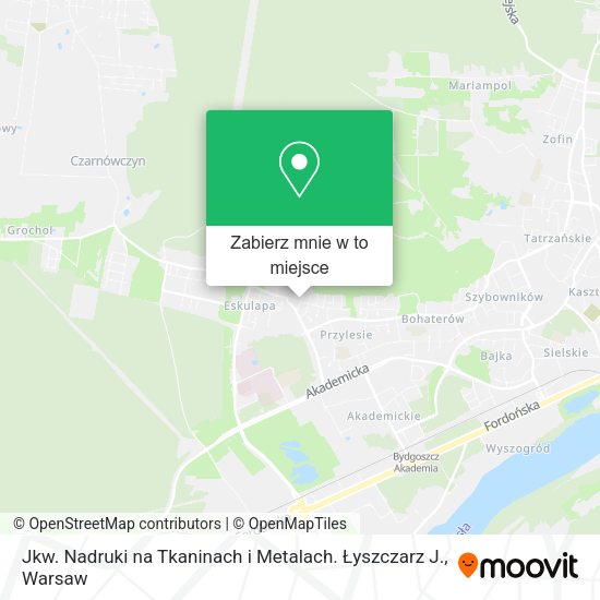 Mapa Jkw. Nadruki na Tkaninach i Metalach. Łyszczarz J.