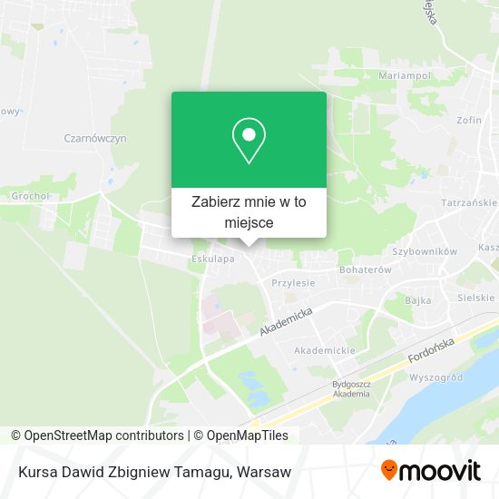 Mapa Kursa Dawid Zbigniew Tamagu