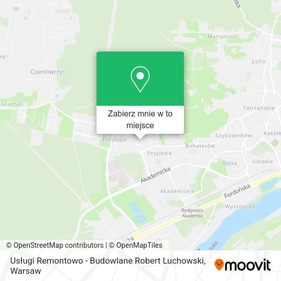 Mapa Usługi Remontowo - Budowlane Robert Luchowski