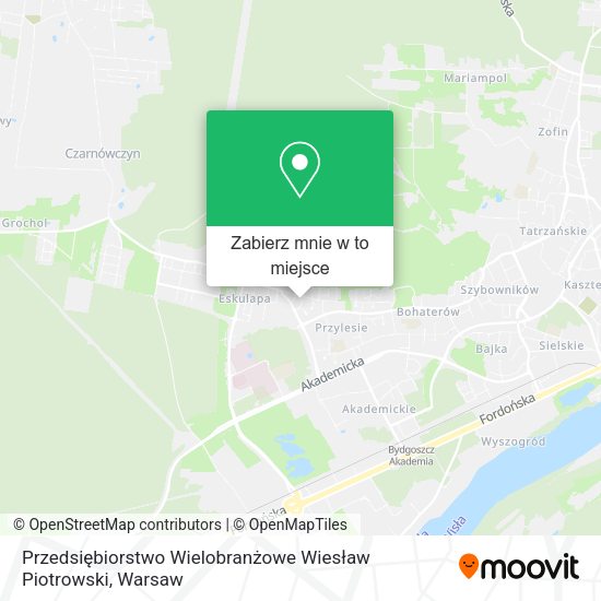 Mapa Przedsiębiorstwo Wielobranżowe Wiesław Piotrowski