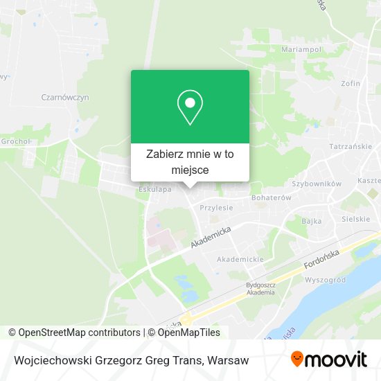 Mapa Wojciechowski Grzegorz Greg Trans