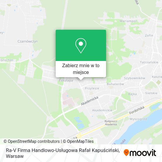 Mapa Ra-V Firma Handlowo-Usługowa Rafał Kapuściński