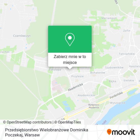 Mapa Przedsiębiorstwo Wielobranżowe Dominika Poczekaj