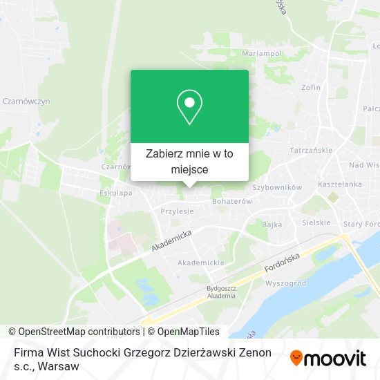 Mapa Firma Wist Suchocki Grzegorz Dzierżawski Zenon s.c.