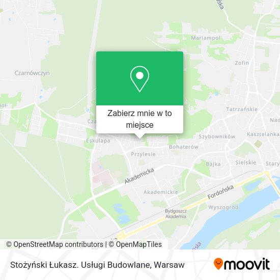 Mapa Stożyński Łukasz. Usługi Budowlane