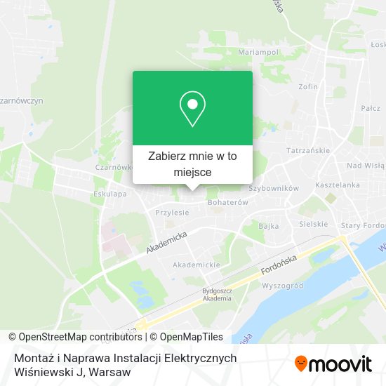 Mapa Montaż i Naprawa Instalacji Elektrycznych Wiśniewski J