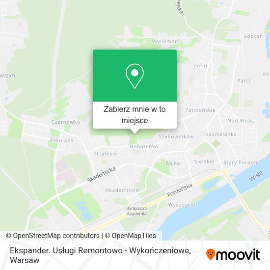 Mapa Ekspander. Usługi Remontowo - Wykończeniowe