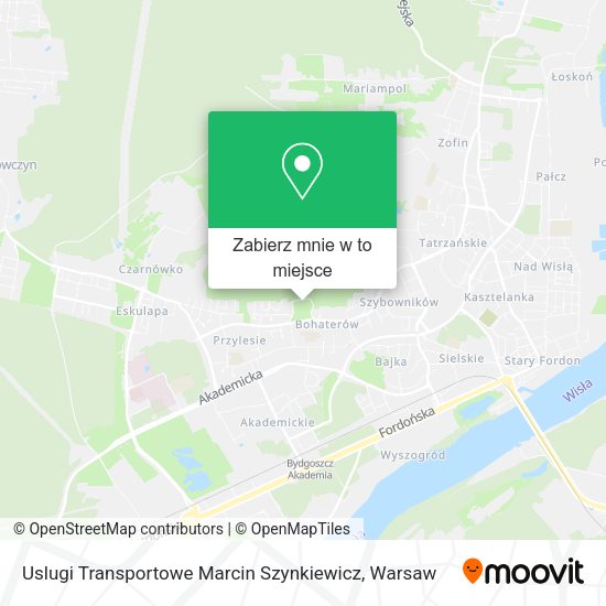 Mapa Uslugi Transportowe Marcin Szynkiewicz