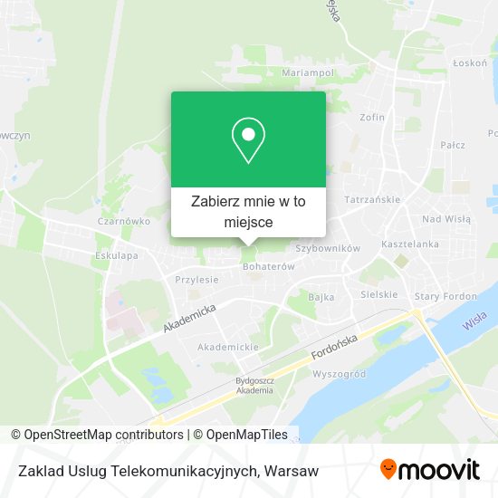 Mapa Zaklad Uslug Telekomunikacyjnych