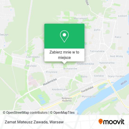 Mapa Zamat Mateusz Zawada