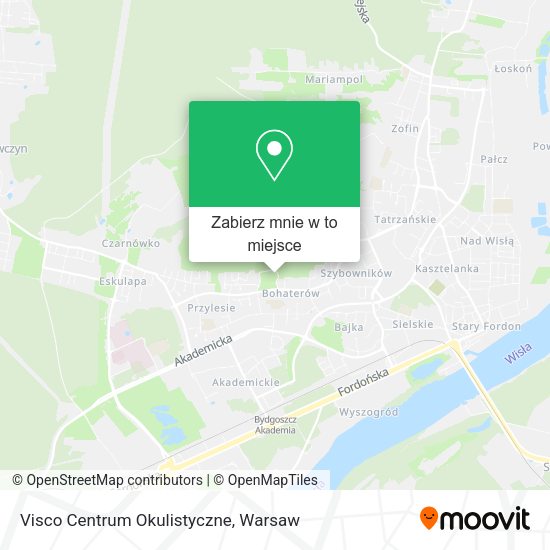 Mapa Visco Centrum Okulistyczne