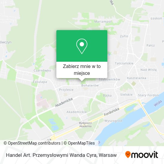 Mapa Handel Art. Przemysłowymi Wanda Cyra