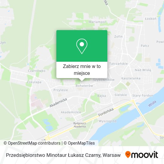 Mapa Przedsiębiorstwo Minotaur Łukasz Czarny