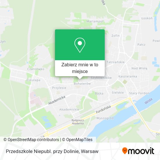 Mapa Przedszkole Niepubl. przy Dolinie