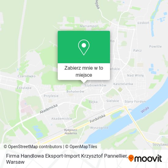 Mapa Firma Handlowa Eksport-Import Krzysztof Pannellier