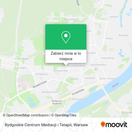 Mapa Bydgoskie Centrum Mediacji i Terapii