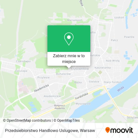 Mapa Przedsiebiorstwo Handlowo Uslugowe