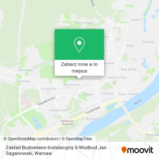 Mapa Zakład Budowlano-Instalacyjny S-Wodbud Jan Saganowski