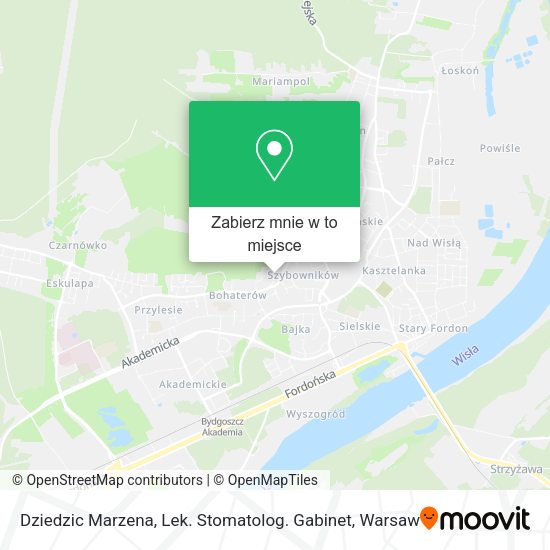 Mapa Dziedzic Marzena, Lek. Stomatolog. Gabinet