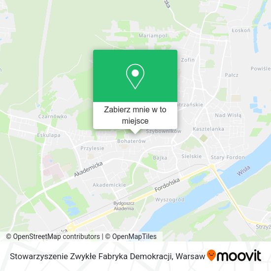 Mapa Stowarzyszenie Zwykłe Fabryka Demokracji